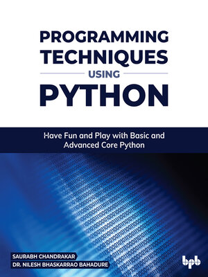 cover image of Programming Techniques using Python